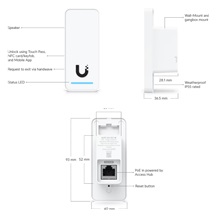 Ubiquiti UA-G3-W, UniFi Access Reader G3, bílý