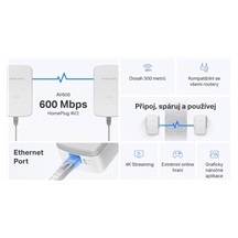 MERCUSYS MP300 KIT Powerline starter kit, AV600