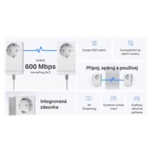 MERCUSYS MP300P KIT Powerline starter kit, AV600
