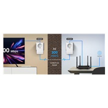 MERCUSYS MP300P KIT Powerline starter kit, AV600