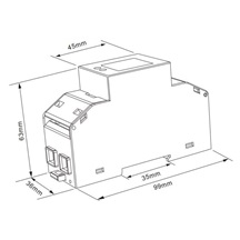 Eastron Elektroměr SDM230 Modbus, 1 fázový