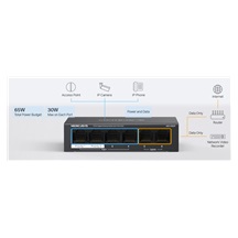 MERCUSYS MS106GP Gigabitový PoE switch