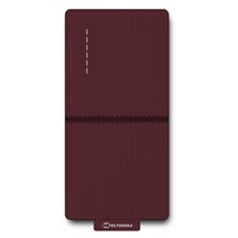 Teltonika TeltoCharge Krycí panel pro EVC2 verzi se zásuvkou, červený