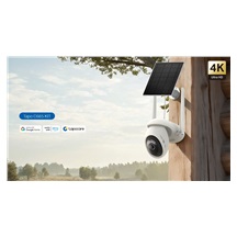 TP-Link Tapo C665G KIT, Chytrá bezdrátová bezpečnostní kamera s WiFi a 4G LTE + solární panel, 8Mpx