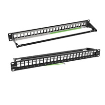 Patch panel HIKVISION DS-1CP0P24-1U Black
