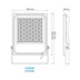 THREELINE LIP100WBF120-5700K LIVERPOOL, Reflektorové svítidlo s optikou, IP65, 100W, osvit 120°