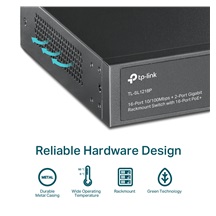 TP-Link TL-SL1218P PoE Switch