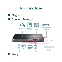 TP-Link TL-SL1218P PoE Switch