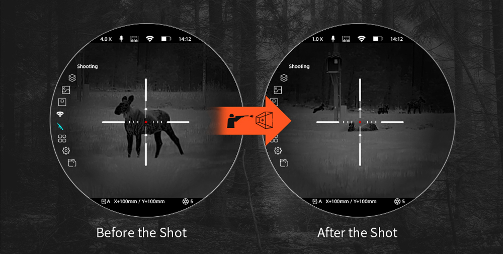 ThermTec AutoSight System (TASS) - automatický zoom